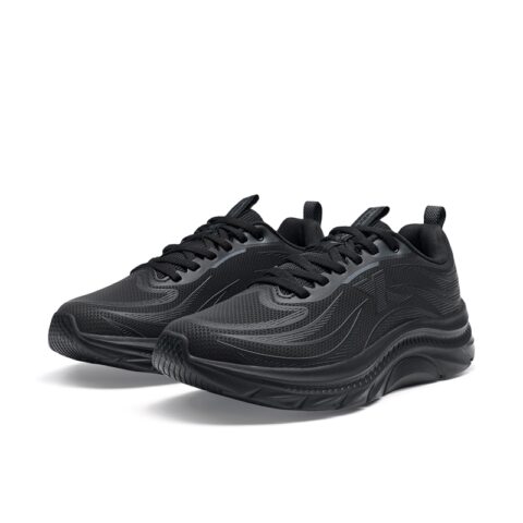 XTEP Cushioning, Wear Resistant Low top Running Shoes Women’s Black