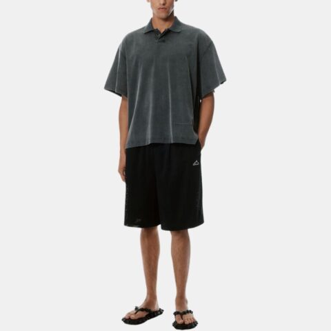 Alexander Wang logo-print track shorts