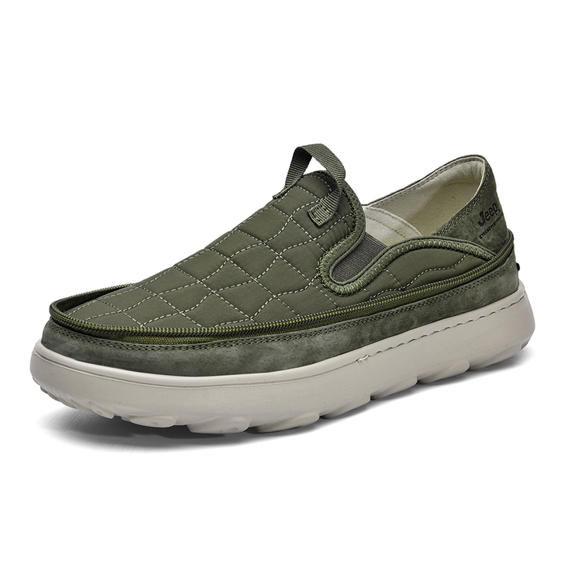 Jeep Comfortable Low top Hiking Shoes Men’s Army Green
