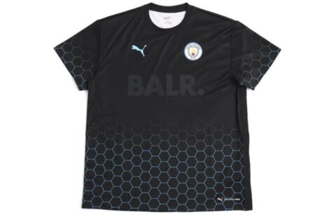 PUMA BALR Soccer Jerseys Men’s Black Moderate Straight Fit