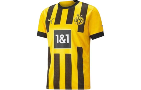 PUMA Soccer Jersey 22 23 Season, Borussia Dortmund, Fan Edition Men’s Yellow