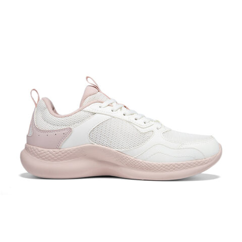 361° Cushioning Breathable Lightweight Low top Casual Running Shoes Women’s White Pink