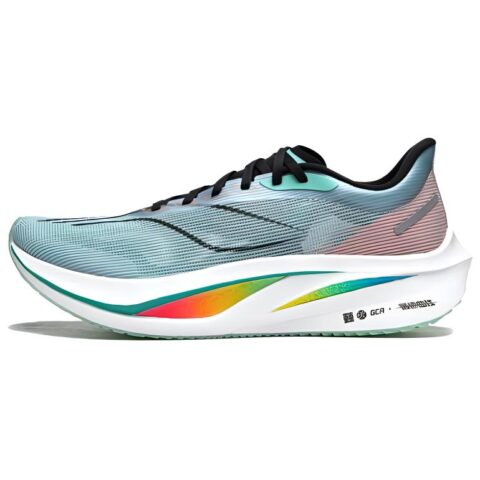 Li Ning Feidian 4 Challenger Running Shoes Men’s Low Top Cyan/White