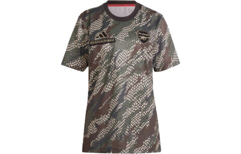 Adidas Arsenal Soccer Jerseys Men's Black Moderate Straight Fit