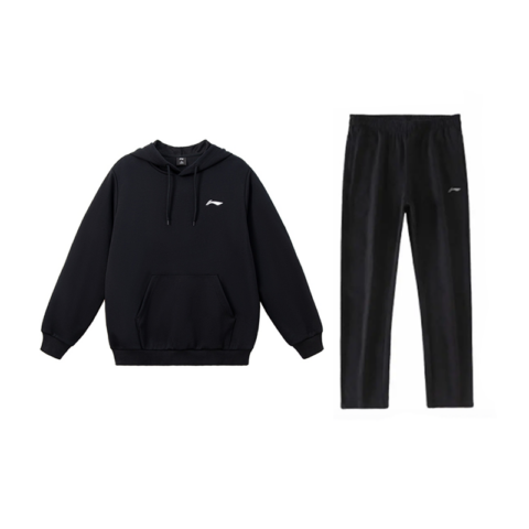 Li Ning Casual Sportswear Unisex Black+Black