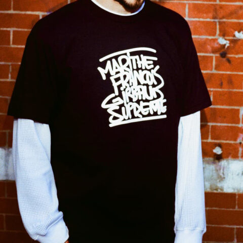 Supreme x Marithé + François Girbaud embroidered-logo jersey