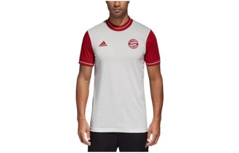 Adidas Bayern Munich Black Soccer Jerseys Men’s White Moderate Straight Fit