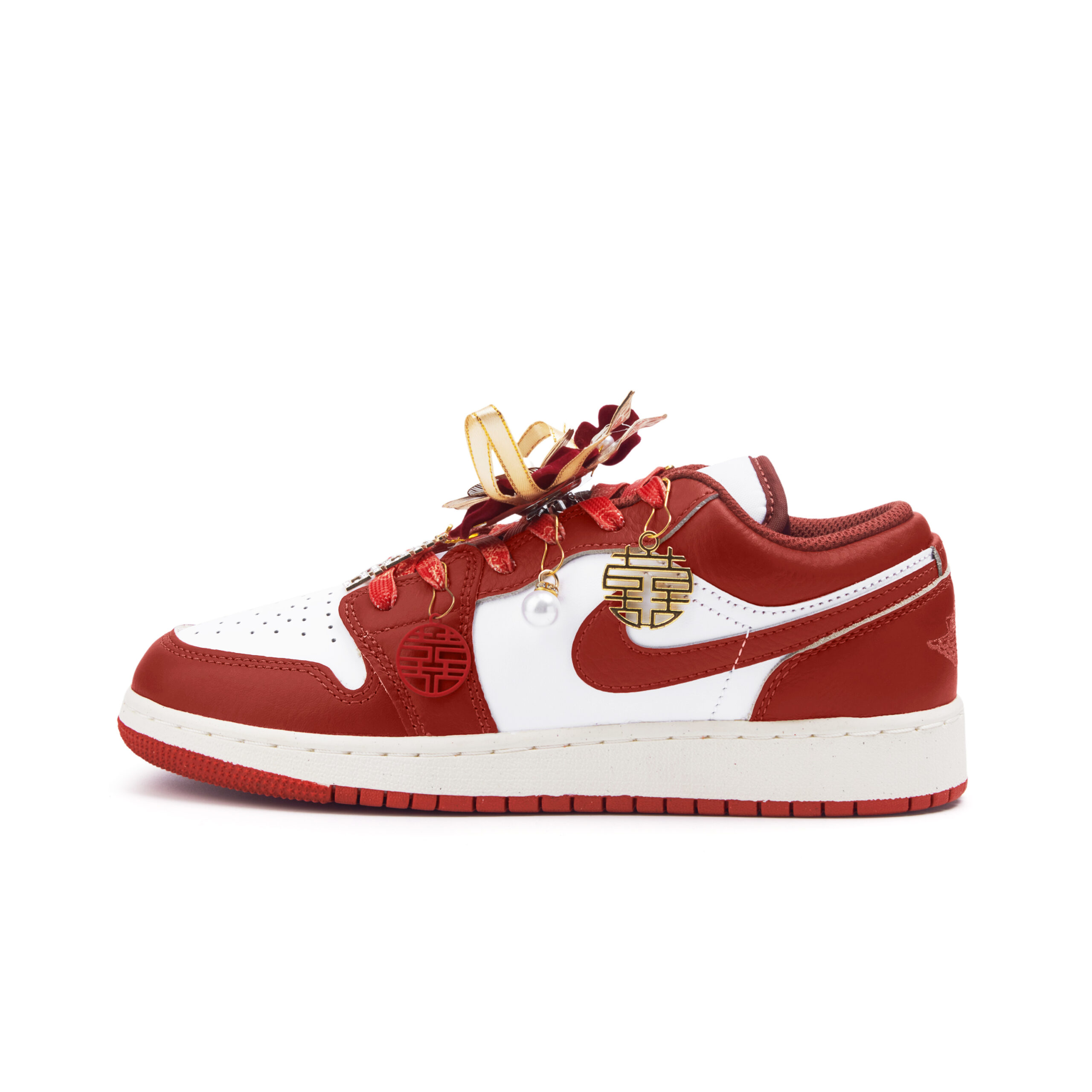 Jordan Air Jordan 1 Low top Vintage Basketball Shoes Women’s Red
