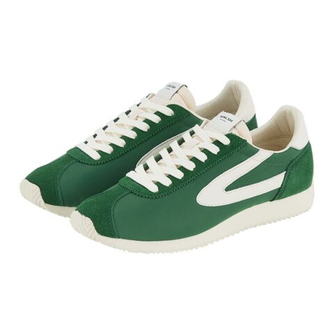 Norman Walsh Abrasion Resistant Breathable Low top Running Shoes Unisex Beige Dark Green