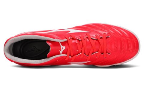Mizuno Monarcida TF Turf Slip Resistant Abrasion Resistant Soccer Shoes Men’s Neon Red
