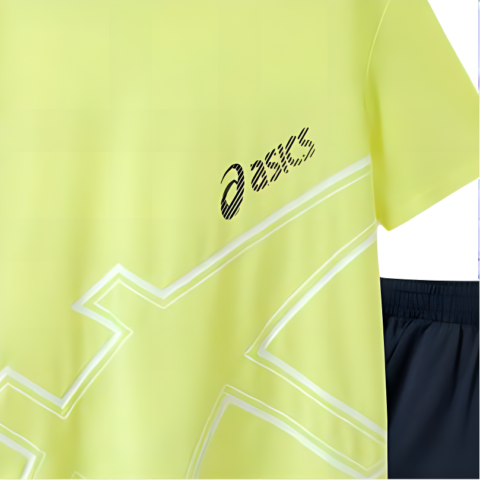 Asics Casual Sportswear Sports Performance SS25 3000 Yellow Children Aged 3 7 Years Old