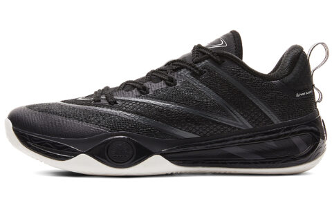 PEAK Abrasion Resistant Rebound Anti Twist Low top Basketball Shoes Men’s Black Magnet Gray