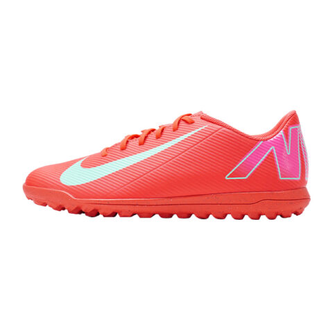 Nike Mercurial Vapor 16 Club TF Turf Synthetic Leather Abrasion Resistant Soccer Shoes Men’s Scarlet