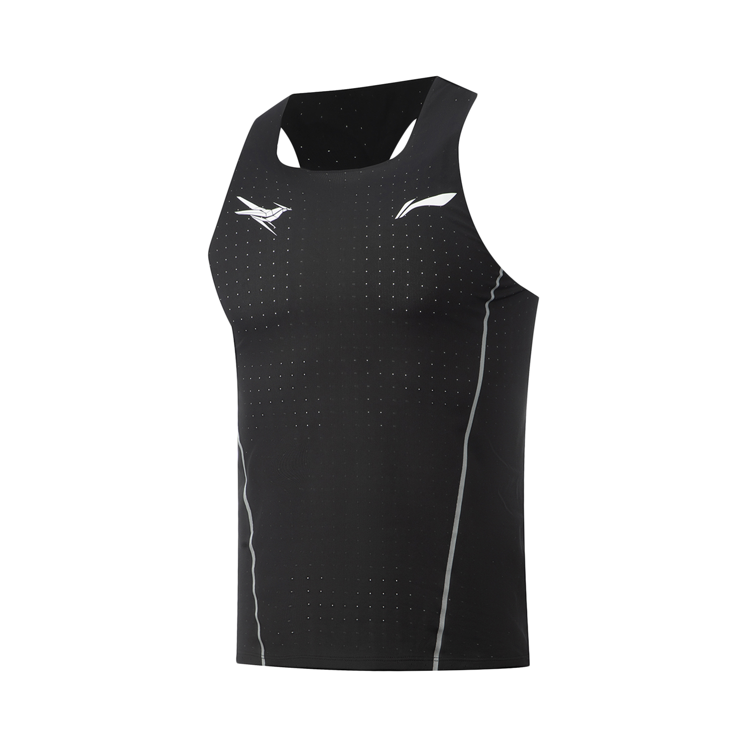 Li Ning Tank Top Men’s Black Silver