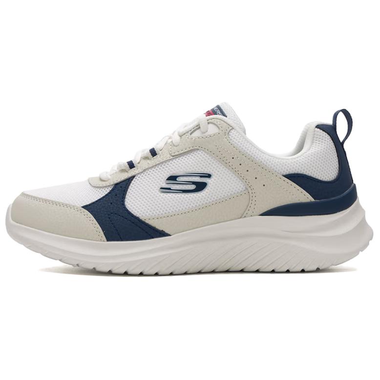 Skechers FLECTION 3.0 Abrasion Resistant Breathable Running Shoes Men’s Ecru