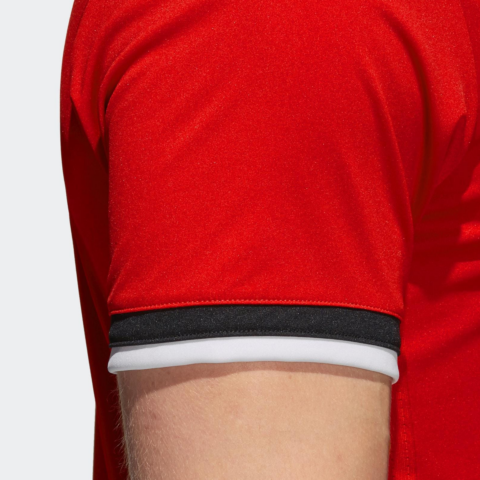 Adidas Soccer Jerseys Men’s Red Moderate Straight Fit
