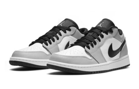 Jordan Air Jordan 1 Low top Skateboard Shoes Unisex Smoke Gray