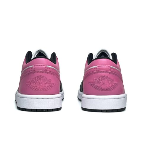 Jordan Air Jordan 1 Slip Resistant Abrasion Resistant Low top Vintage Basketball Shoes Women’s White Pink