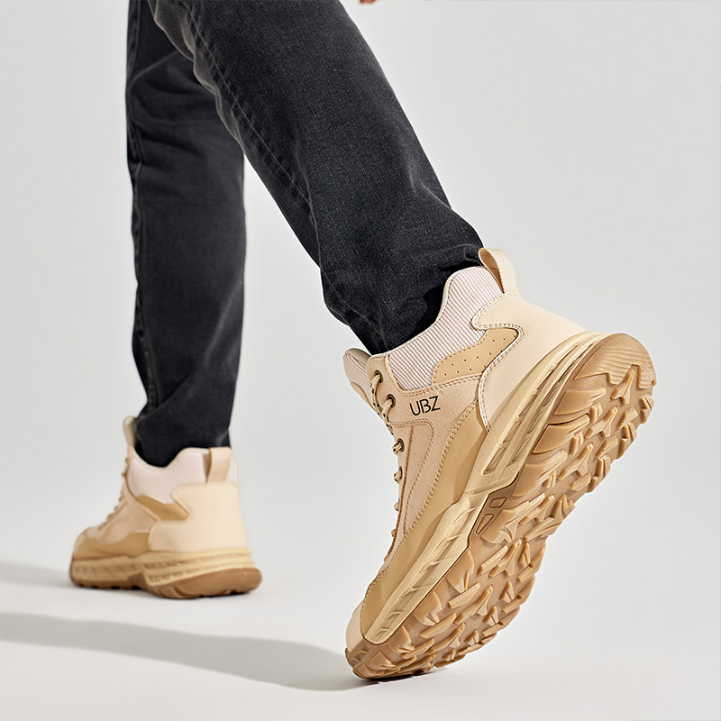UBZ Slip Resistant Mountaineering Shoes Men’s Sand Dune