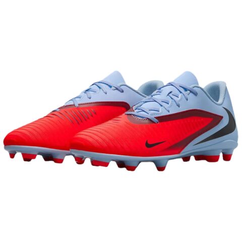 Nike Phantom 6 Soft And Comfortable Soccer Shoes Unisex Blue Red