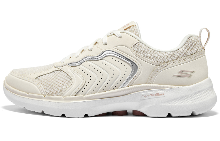 Skechers Go Walk 6 Abrasion Resistant Low top Running Shoes Women’s White
