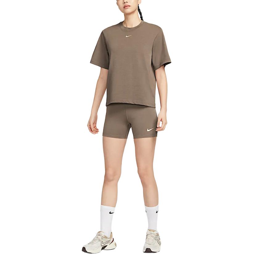 Nike Sportswear Classics Cycling Pants Women’s Mink Brown/Sail White
