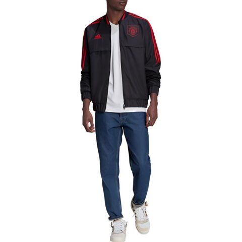 Adidas Manchester United ANTHEM Soccer Jersey Men’s Black