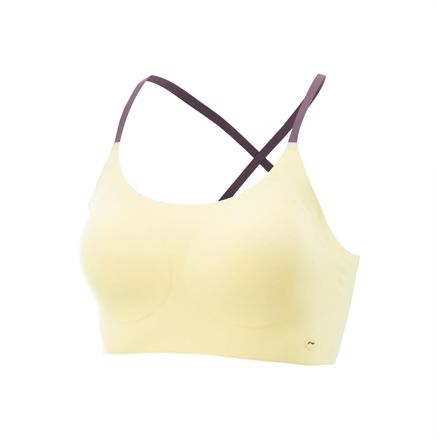 Li Ning Fitness Series Sports Underwear Women's Tender Light Yellow