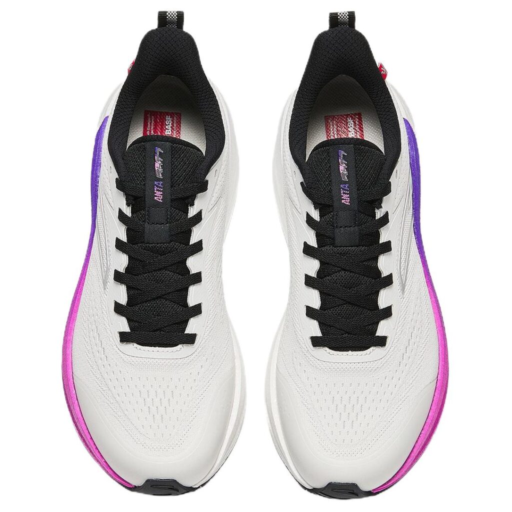 Anta Rocket 7 Slip Resistant Abrasion Resistant Low top Casual Running Shoes Men’s White Purple Black