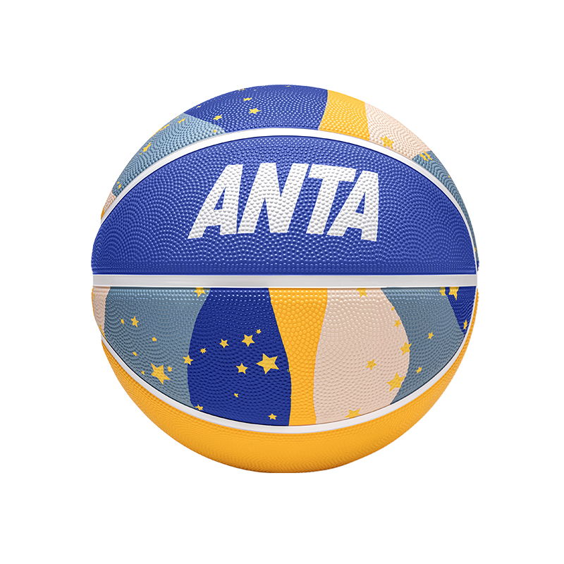 Anta Rubber Basketball Starlight Sparkle Blue Size 7/Size 5 Ball Street Training Competition Unisex