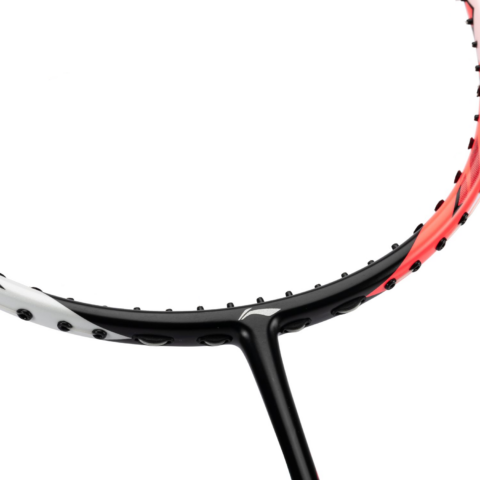 Li Ning Halberd 4000 Full Carbon Badminton Rackets Control Type All around Defense Advanced Level 675mm Unisex Red