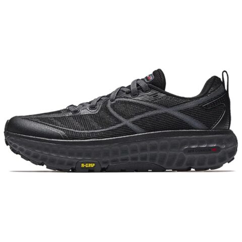 Anta Breathable And Slip Resistant Breathable And Slip Resistant Low top Casual Running Shoes Women's Black
