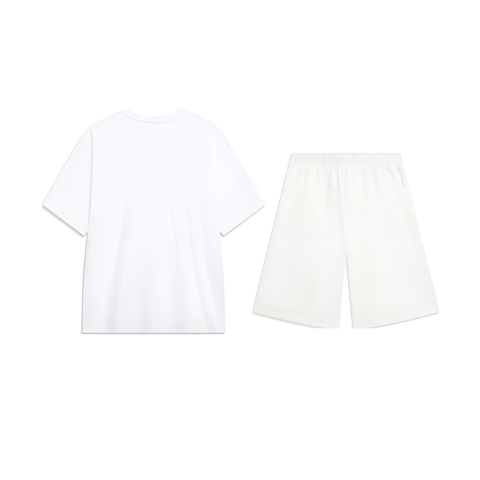 Li Ning Casual Sportswear Unisex White+White