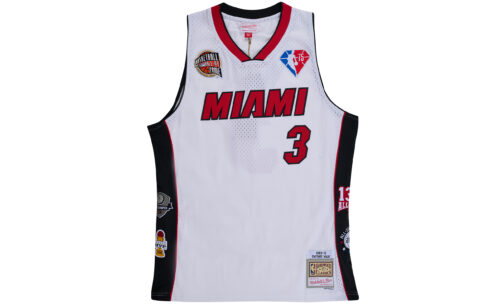 Mitchell Ness Basketball Jerseys Unisex White V Neck Moderate