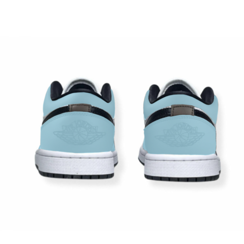 Jordan Air Jordan 1 Cushioning Slip Resistant Low top Vintage Basketball Shoes Women’s Blue