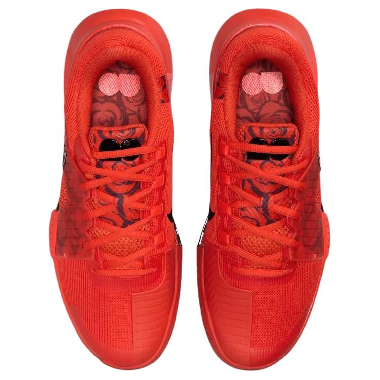 Nike GP Challenge 1 Abrasion Resistant Support Low top Tennis Shoes Women’s Red Black