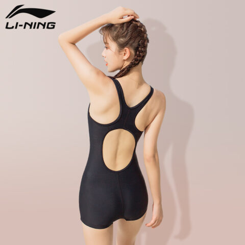 Li Ning Sports Fashion Collection Swimming Sets Polyamide, Elastane, Polyester Swimming Pool, Seaside Women’s Black