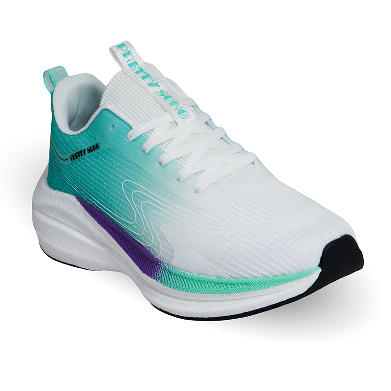 PRETTY SONG Mesh Cushioning Abrasion Resistant Lightweight Breathable Low top Half Length Carbon Plate