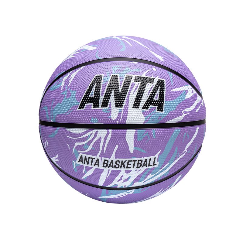 Anta Rubber Basketball Painted Purple Size 7/Size 5 Ball Street Training Competition Unisex China Mainland Version