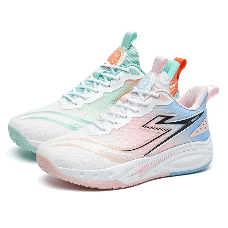 HEIWEILU Cushioning Slip Resistant Breathable Cushioning Slip Resistant Breathable Low top Basketball Shoes Unisex