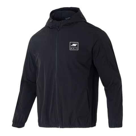 Skechers Golf Clothing Unisex Smoke Black/03K8 Hooded Moderate