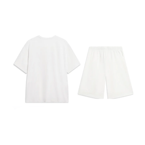 Li Ning Casual Sportswear Unisex White+White