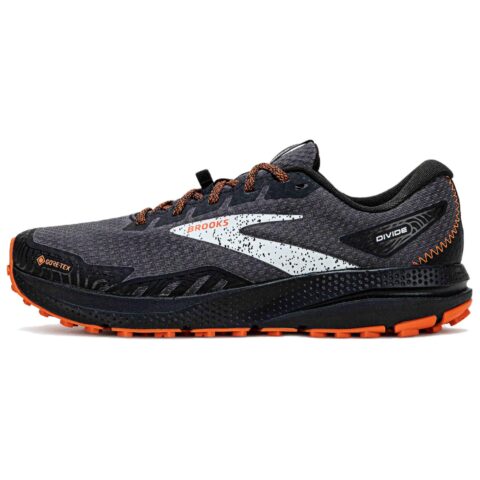 Brooks Divide Slip Resistant Low top Running Shoes Men's Black Orange