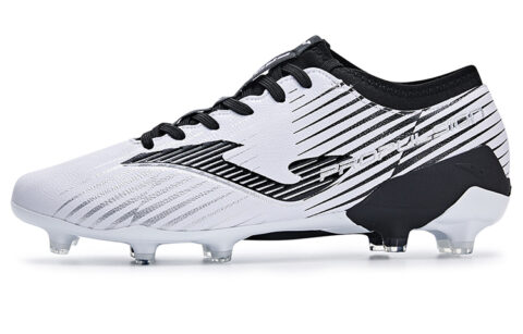 Joma Propulsion FG Firm Ground Firm Ground Slip Resistant Abrasion Resistant Soccer Shoes Men’s Black White