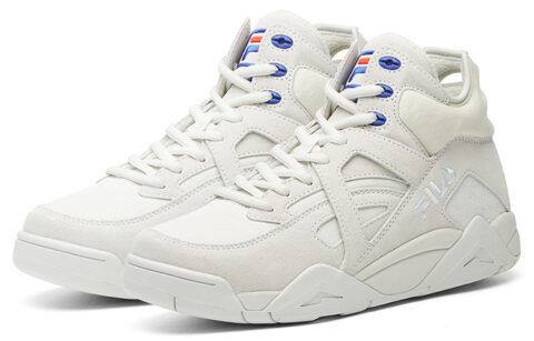 FILA FUSION Cage Low top Vintage Basketball Shoes Women’s Gray White