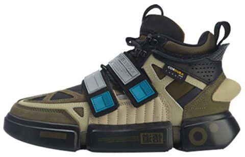 LiNing NYFW ACE + Men’s High Shoes — Khaki