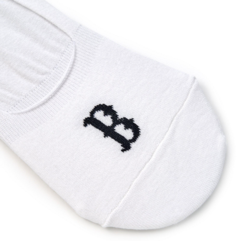 MLB No Show Socks Unisex 3 Pack White