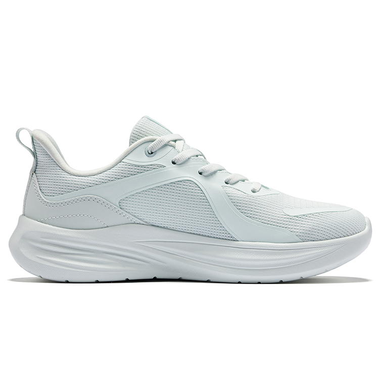 Erke Cushioning Breathable Low top Casual City Commuting Running Shoes Women’s Snowflake Cream