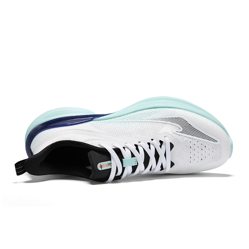 Erke Cushioning Abrasion Resistant Lightweight Low top Casual Running Shoes Men’s Erke White Bubble Green