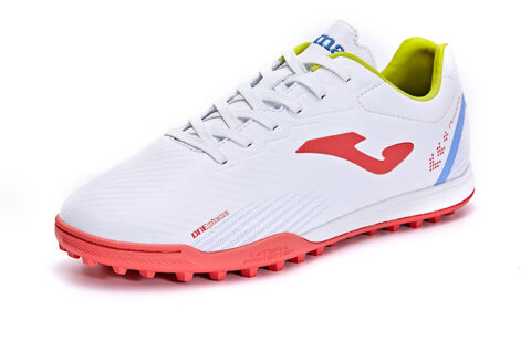 Joma TF Turf Slip Resistant Abrasion Resistant Soccer Shoes Men’s White Red
